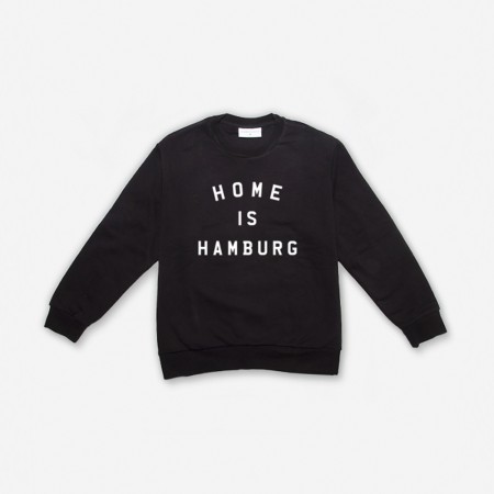 HOME IS HAMBURG CREWNECK - BLACK